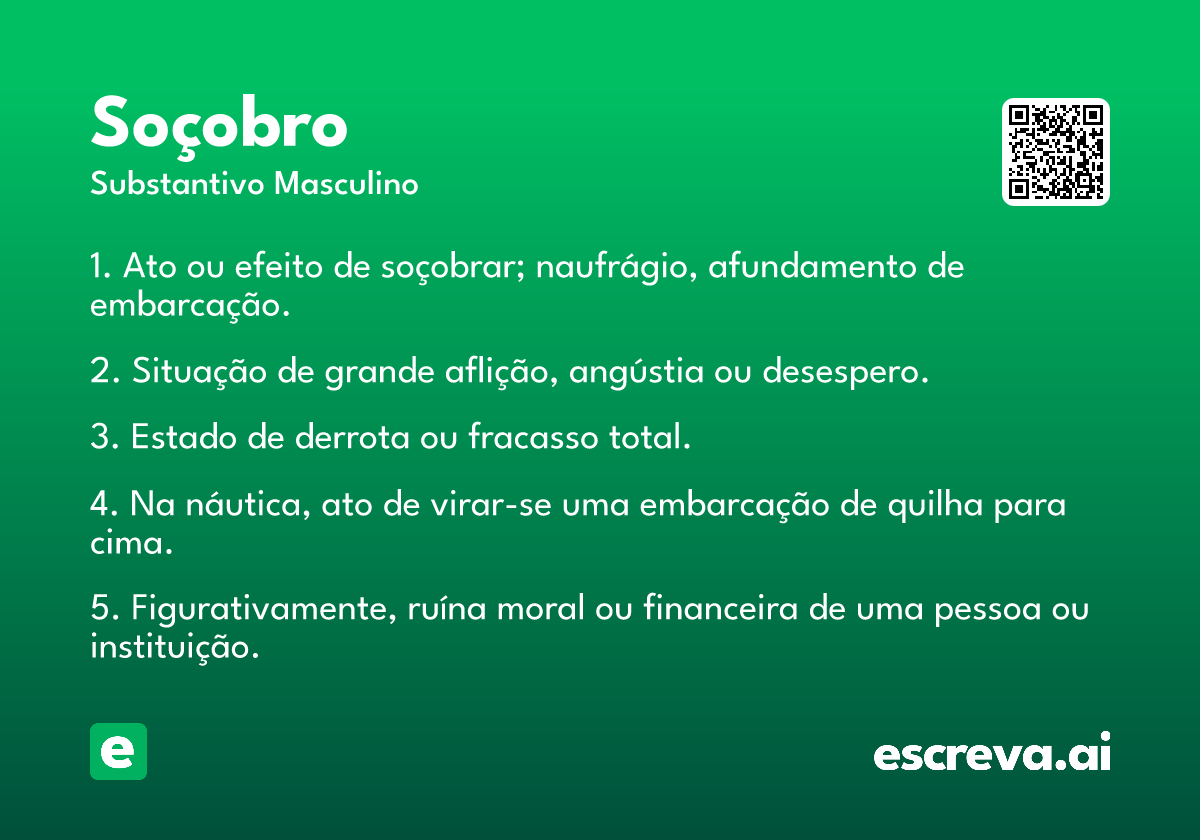 soçobro