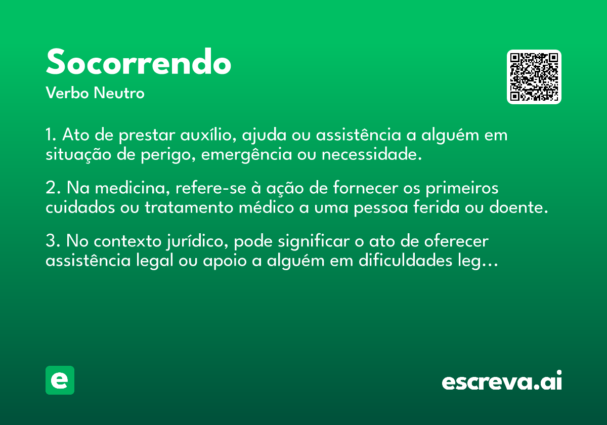 socorrendo