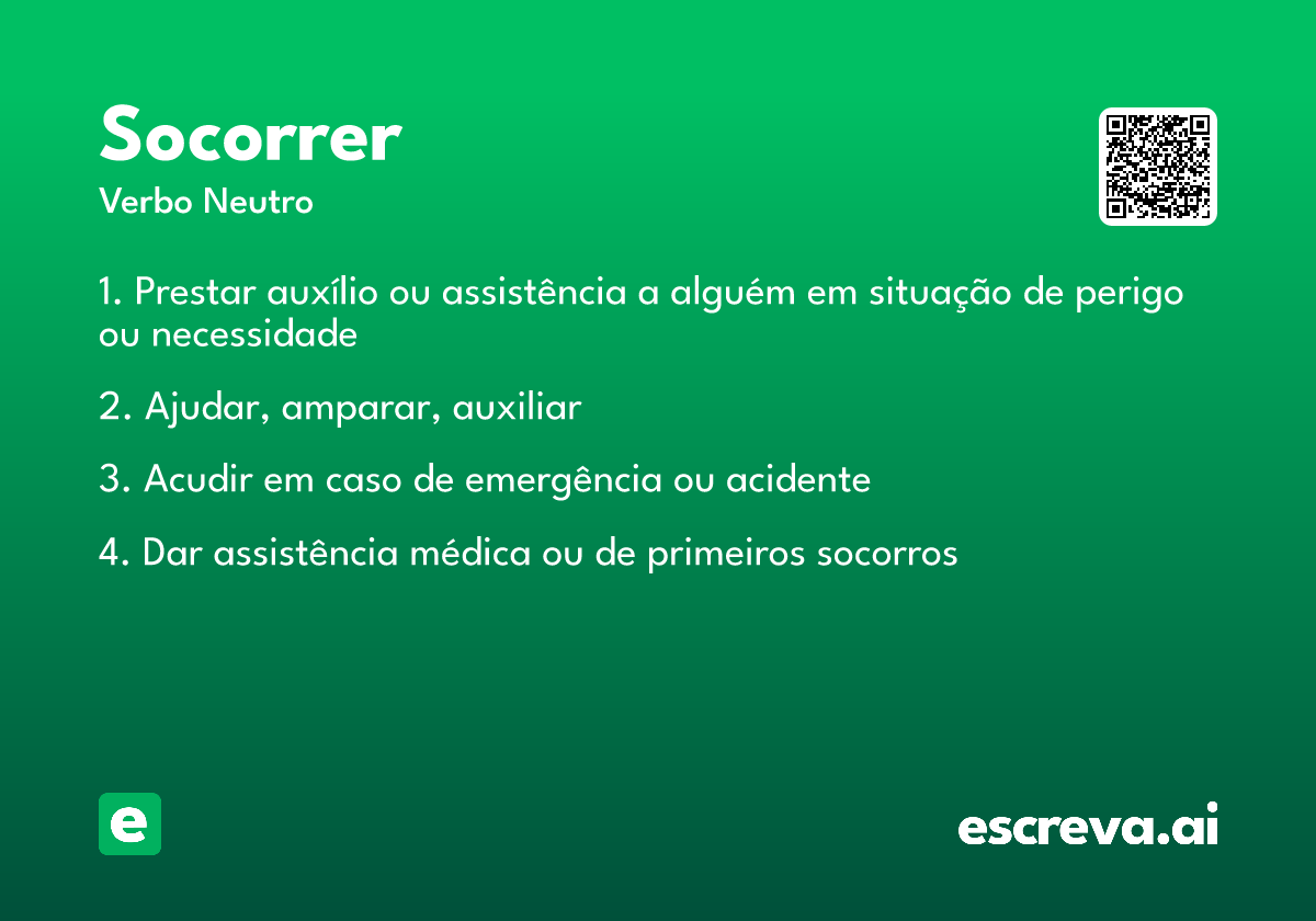 socorrer