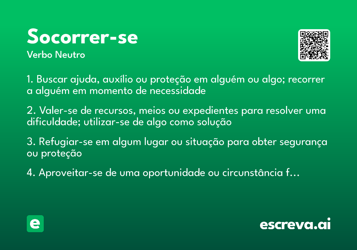 socorrer-se