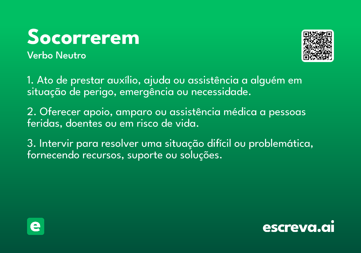 socorrerem