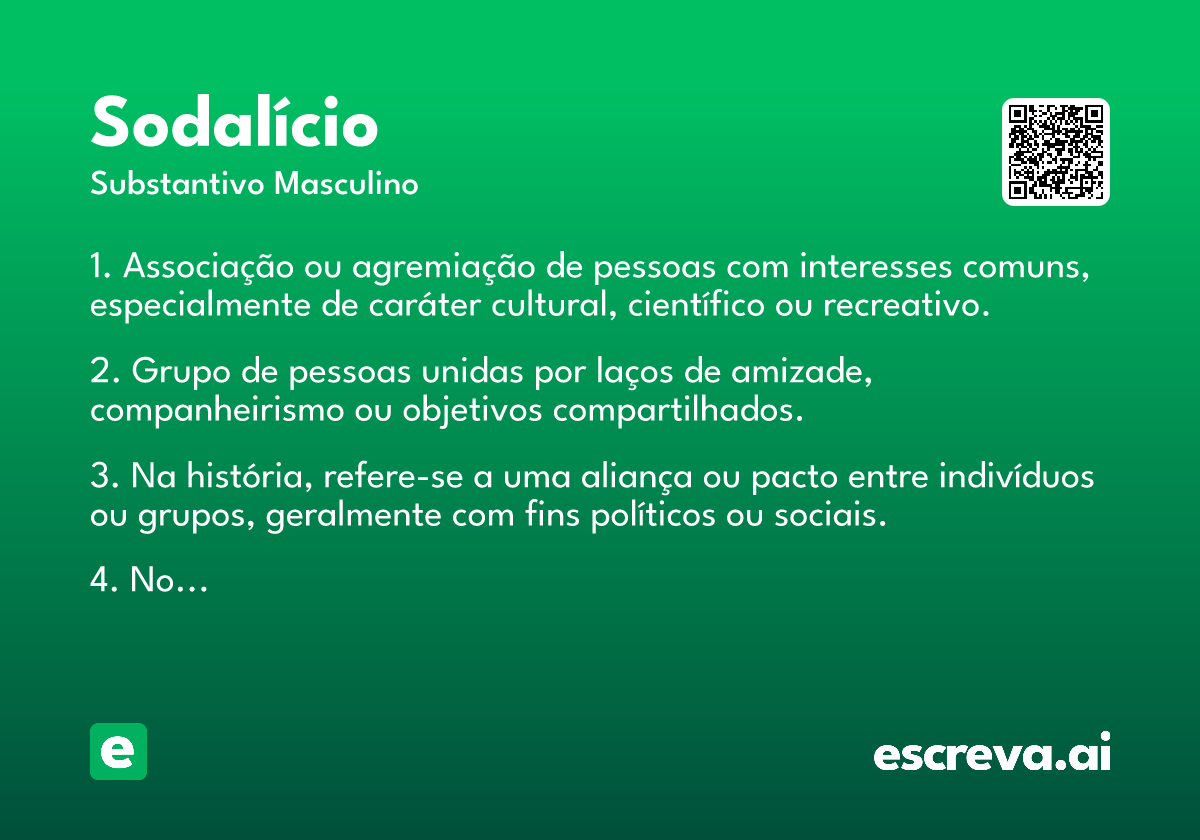 sodalício