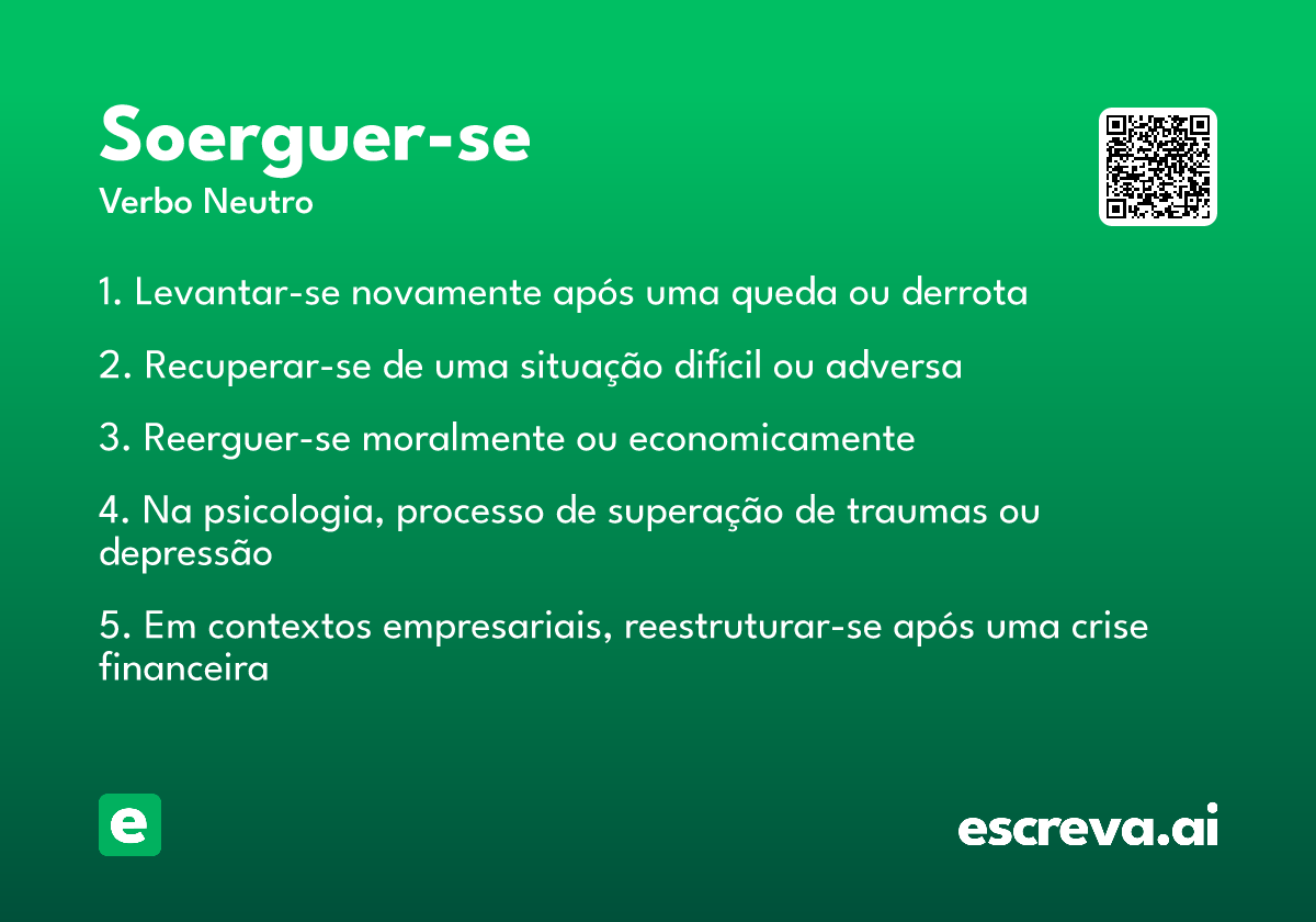 soerguer-se