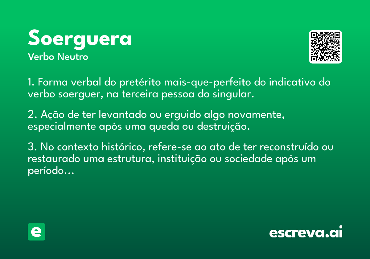soerguera