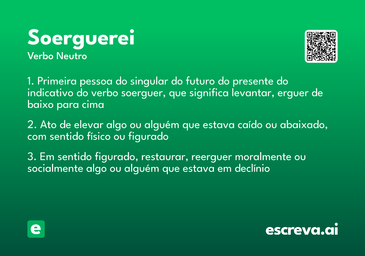 soerguerei