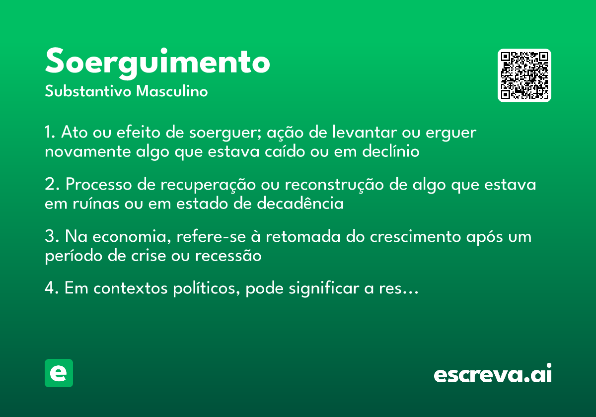 soerguimento