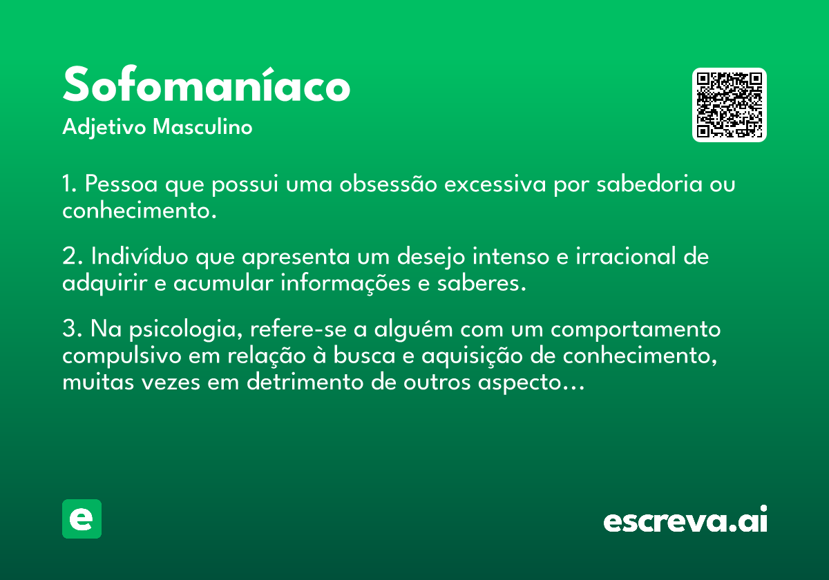 sofomaníaco
