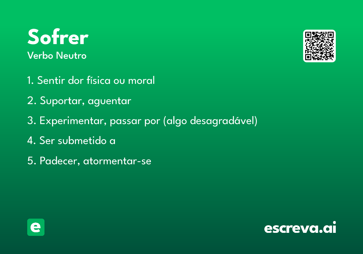 sofrer