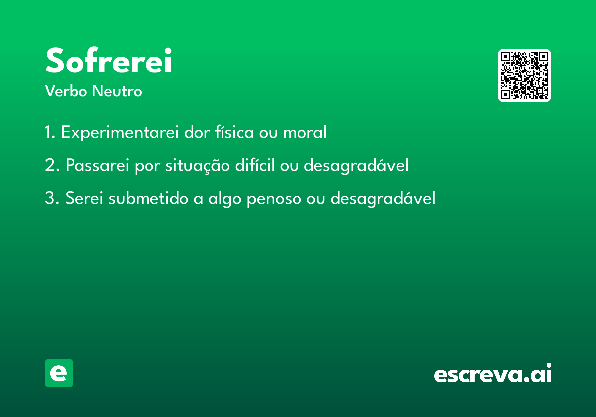 sofrerei