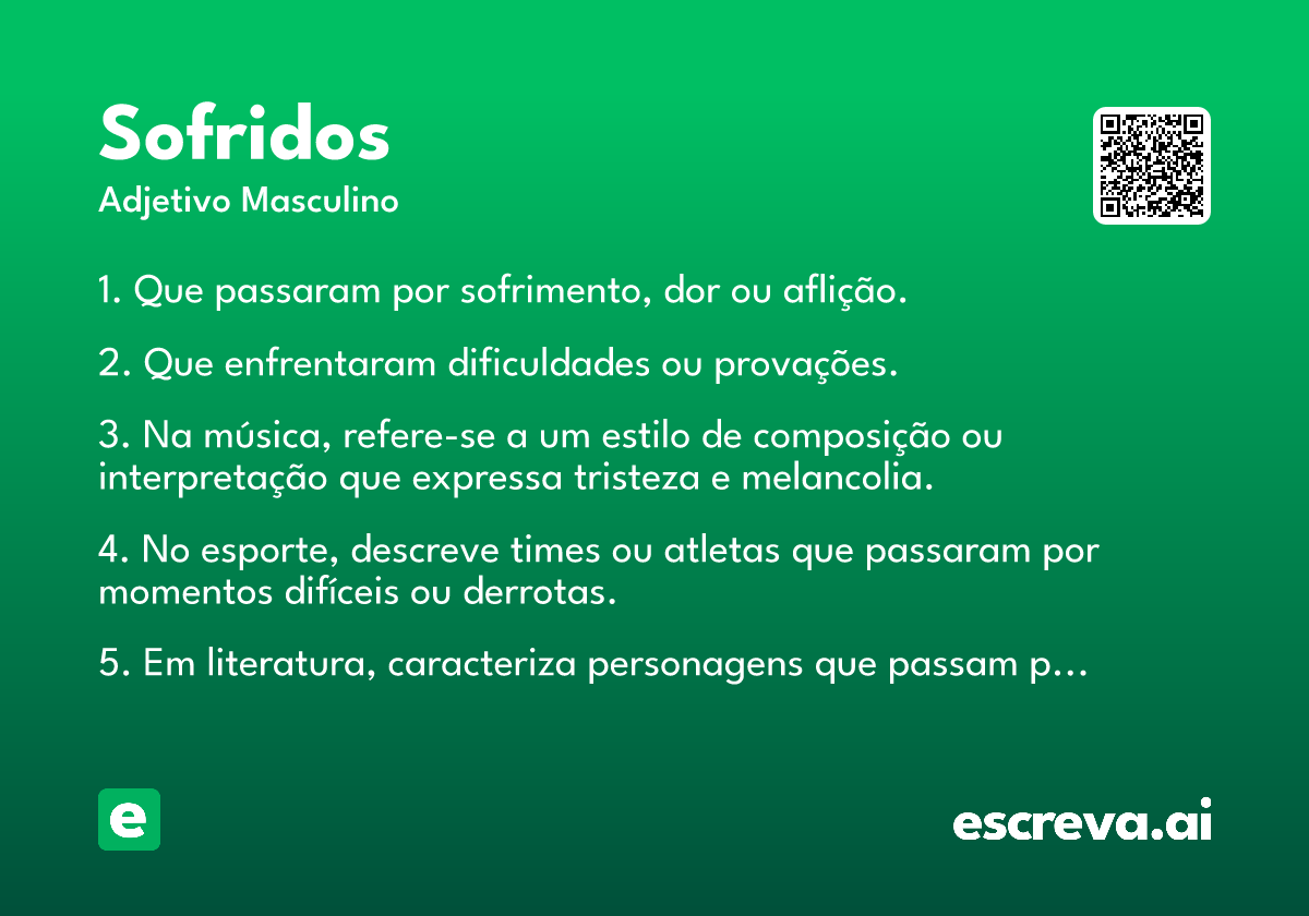sofridos