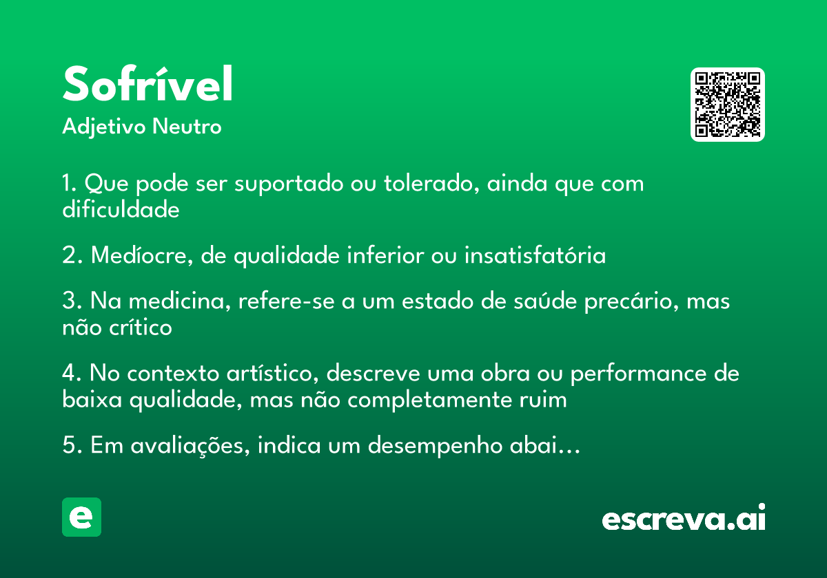 sofrível