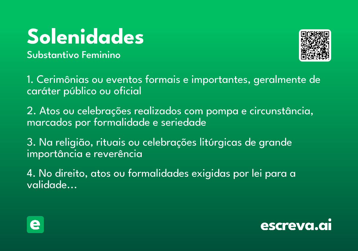 solenidades