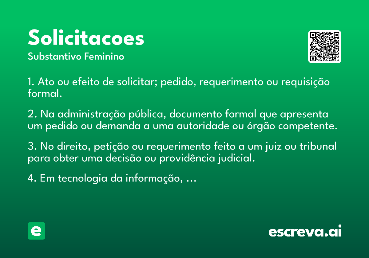 solicitacoes