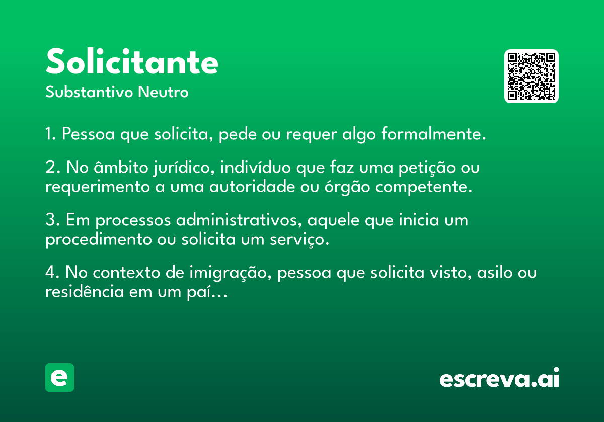 solicitante