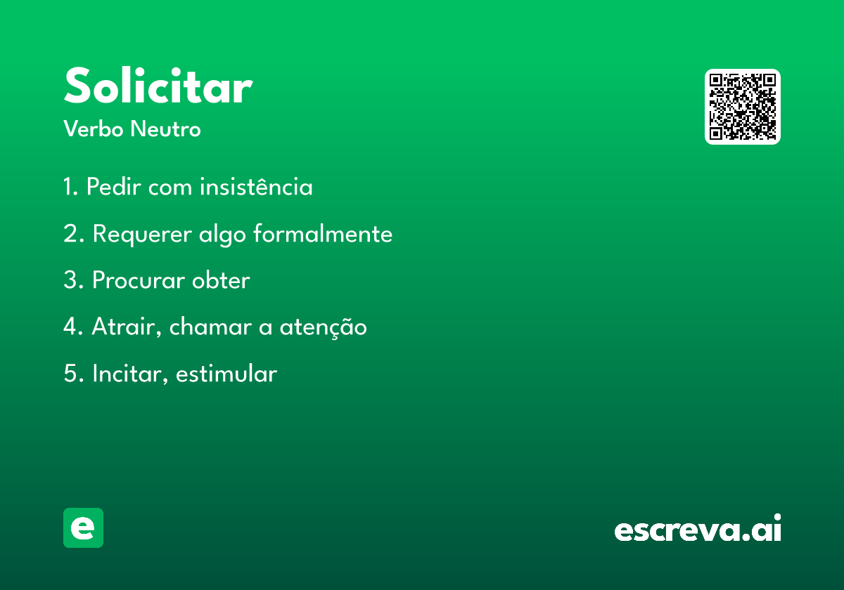 solicitar