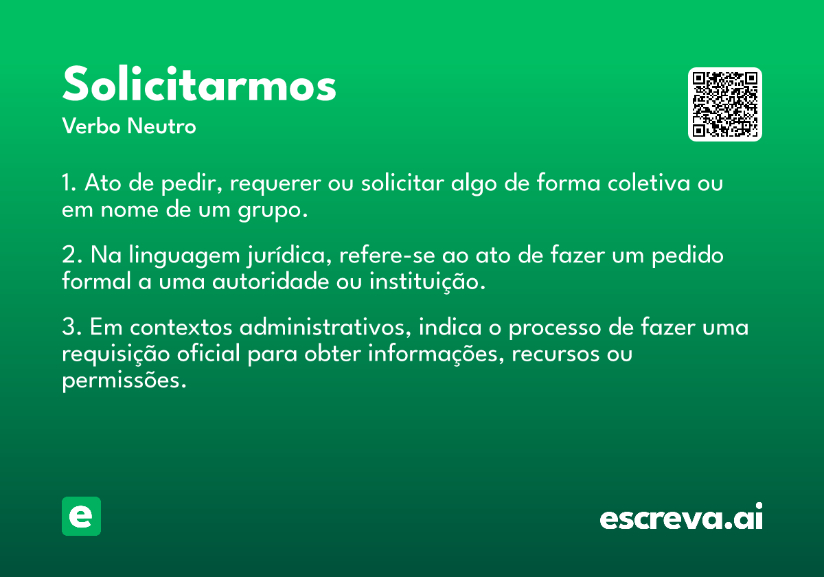 solicitarmos