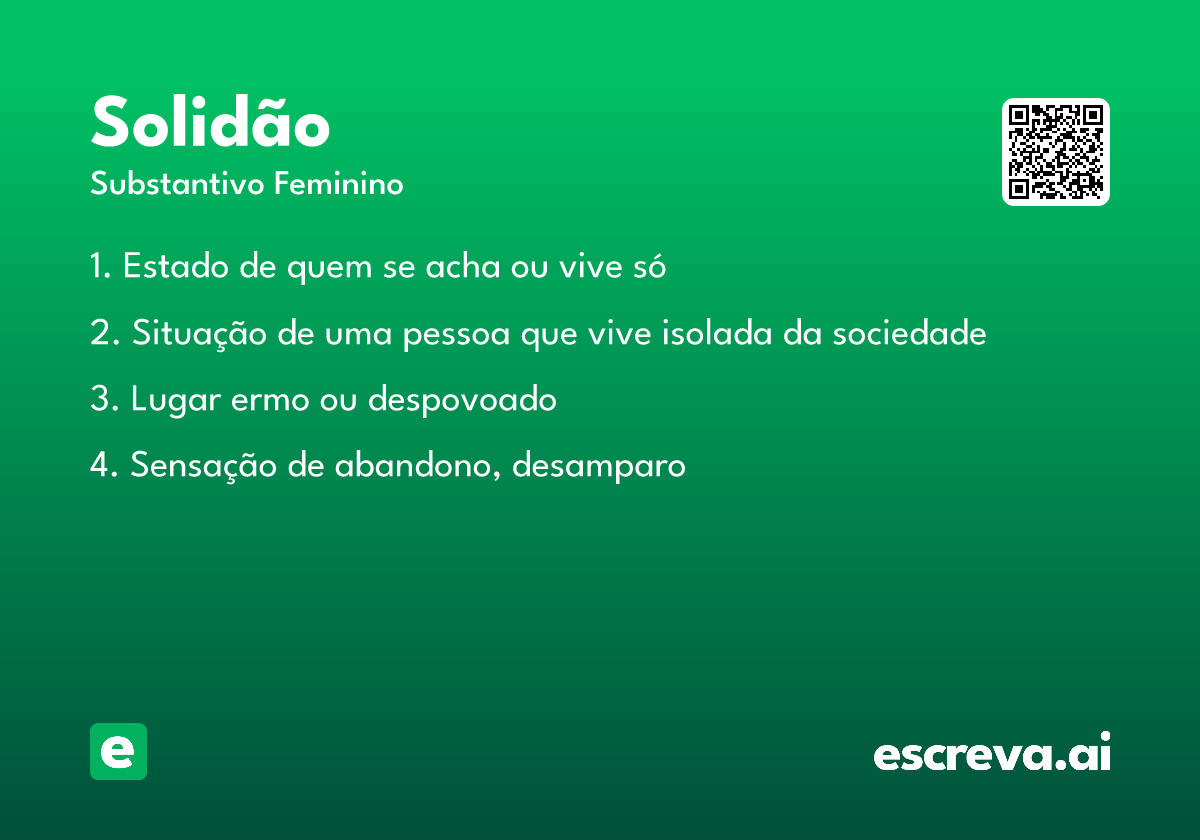 solidão