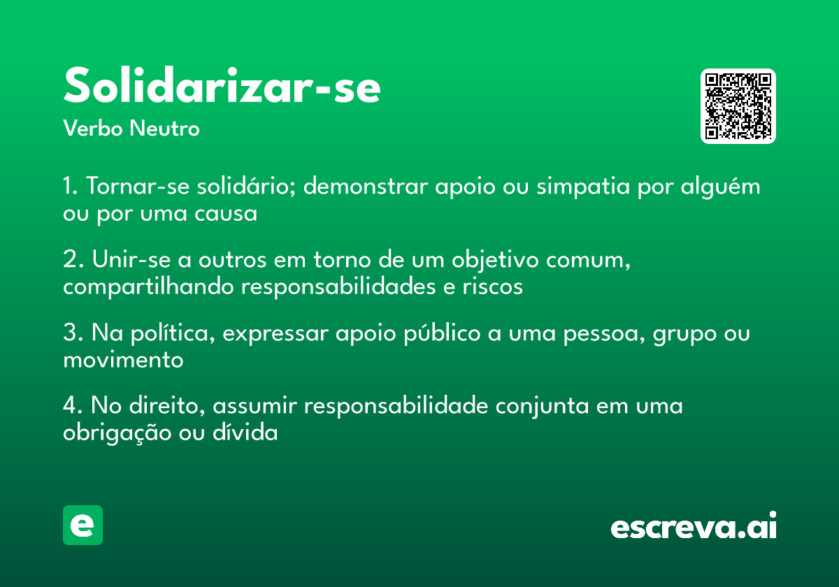 solidarizar-se
