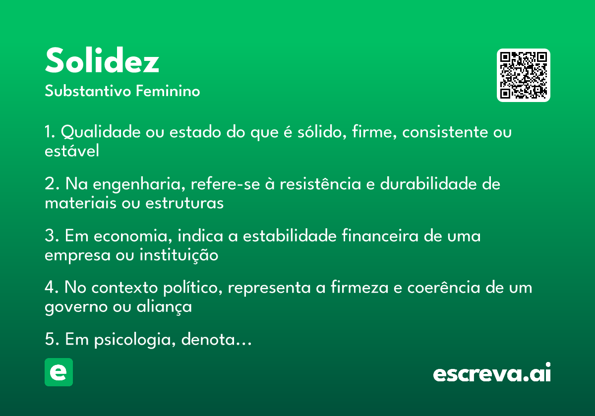 solidez