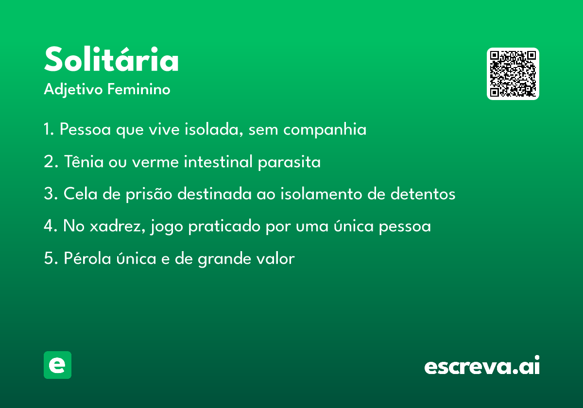 solitária