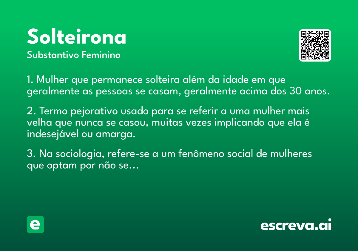 solteirona