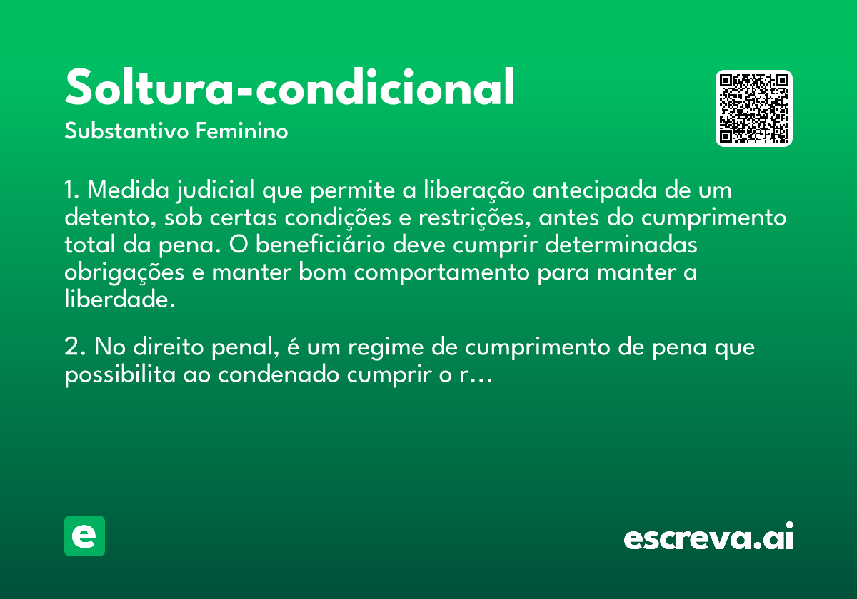 soltura-condicional