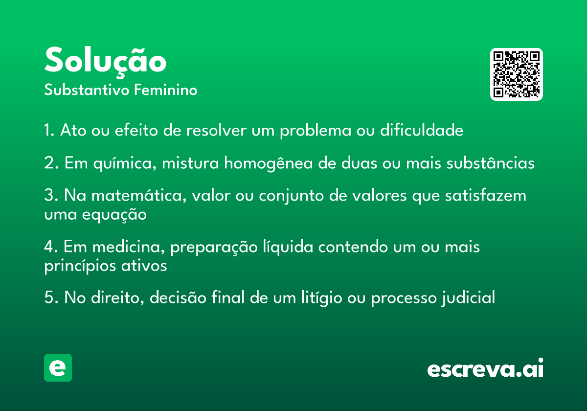solução