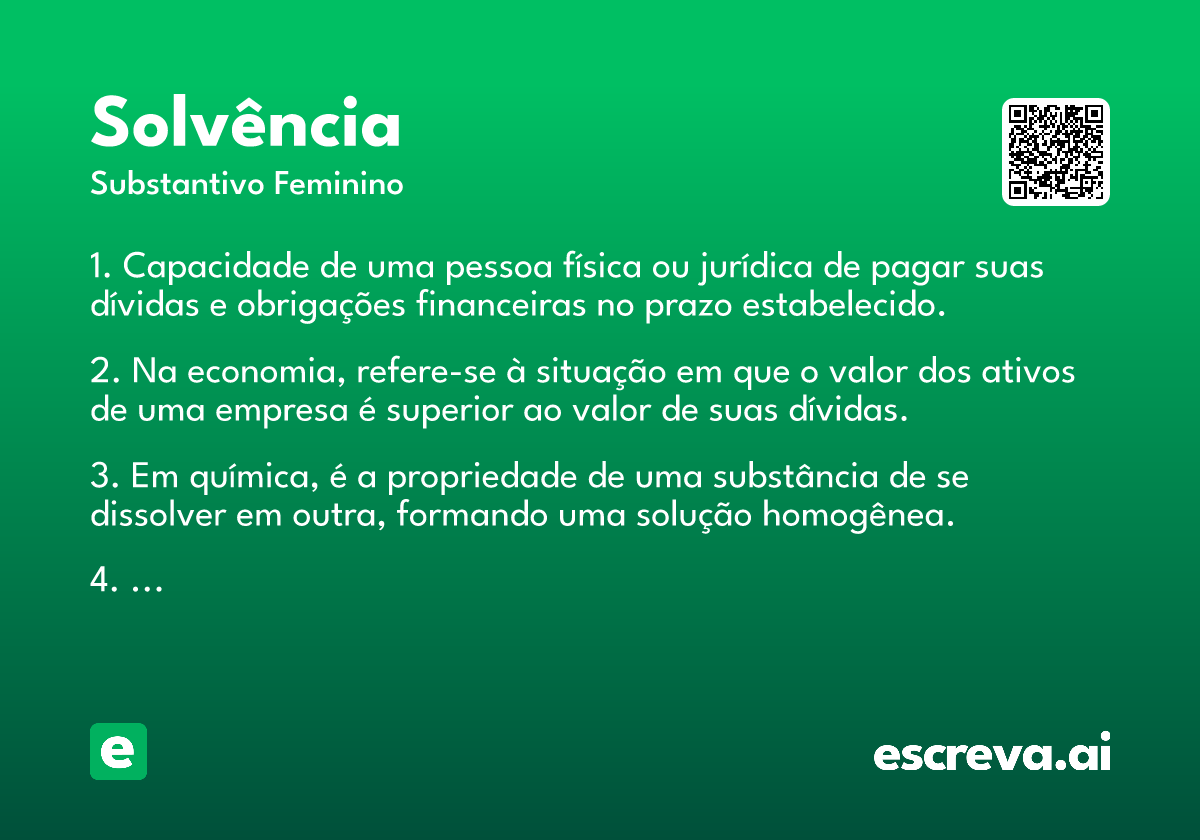 solvência