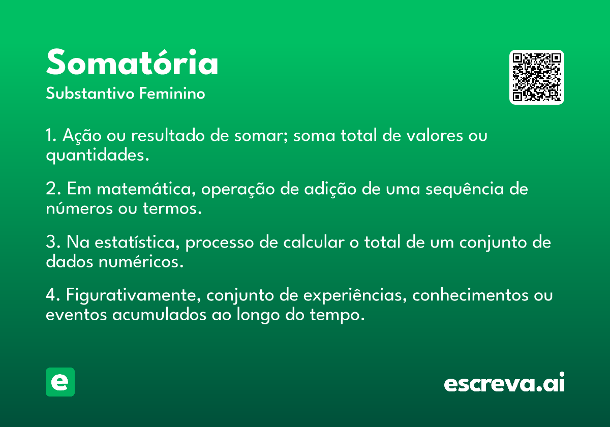 somatória