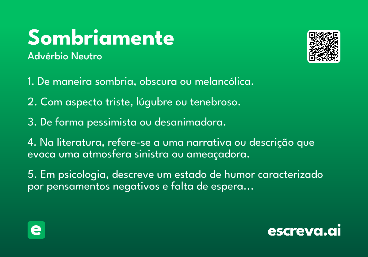 sombriamente