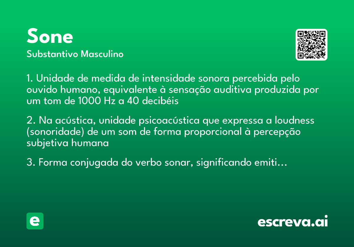 sone