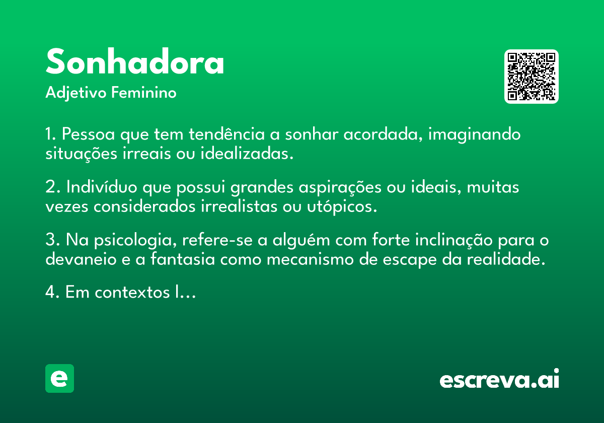 sonhadora