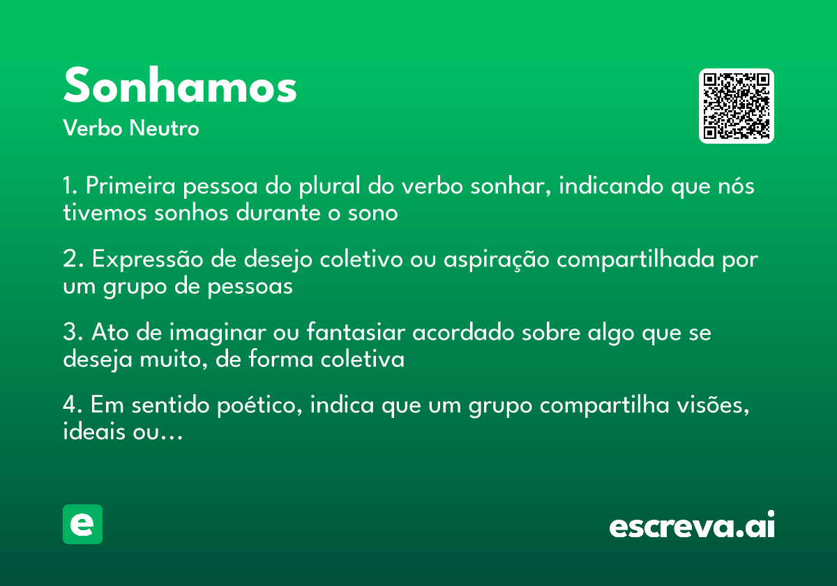 sonhamos