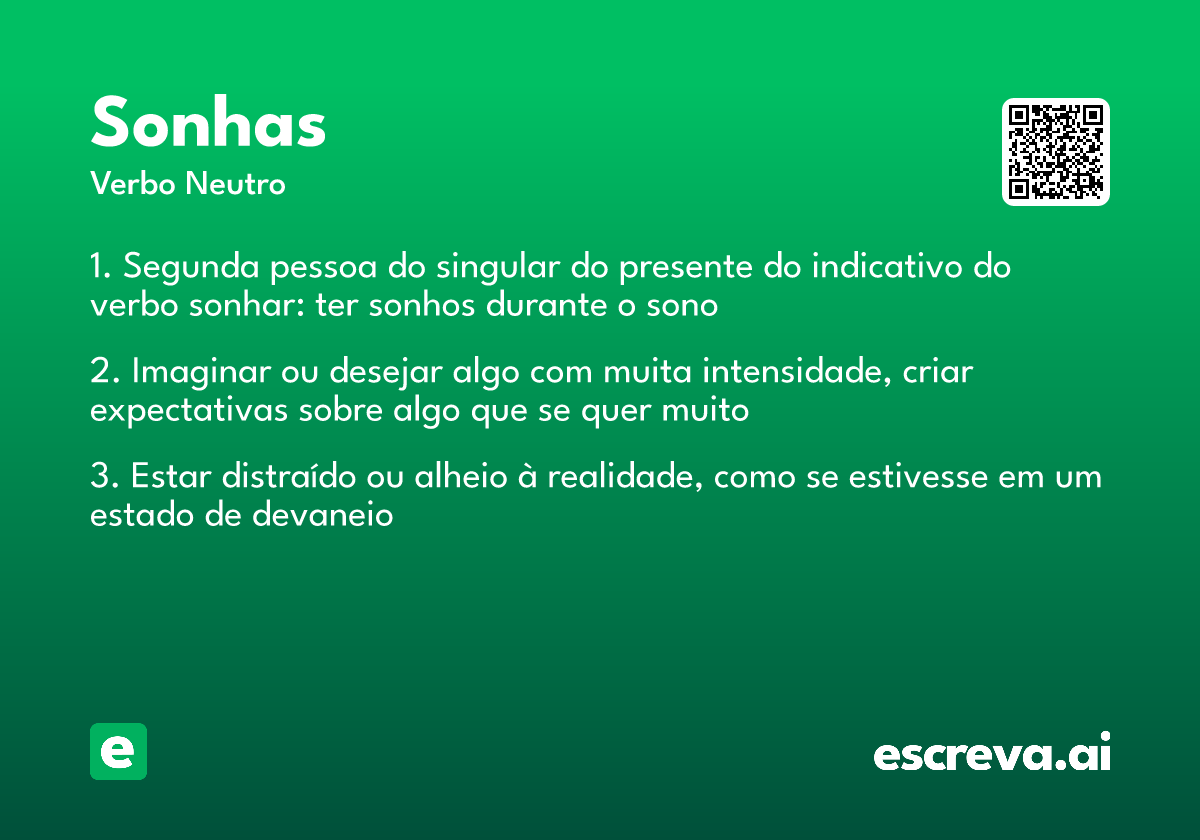 sonhas