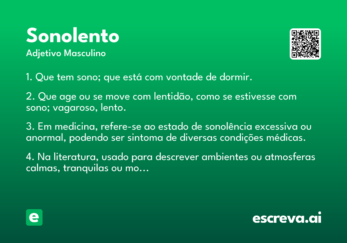 sonolento