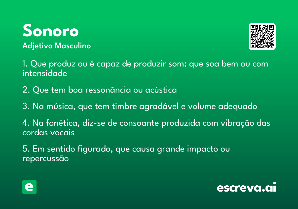 sonoro
