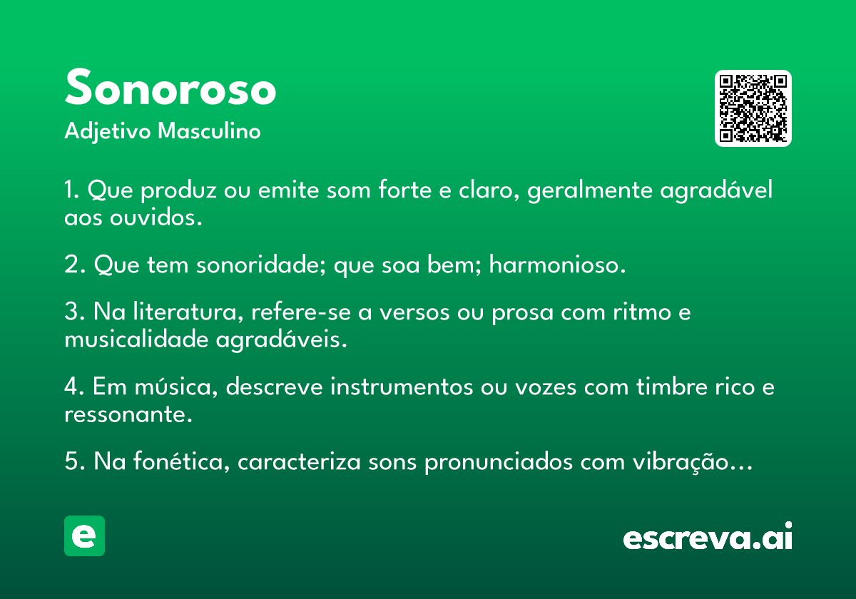 sonoroso