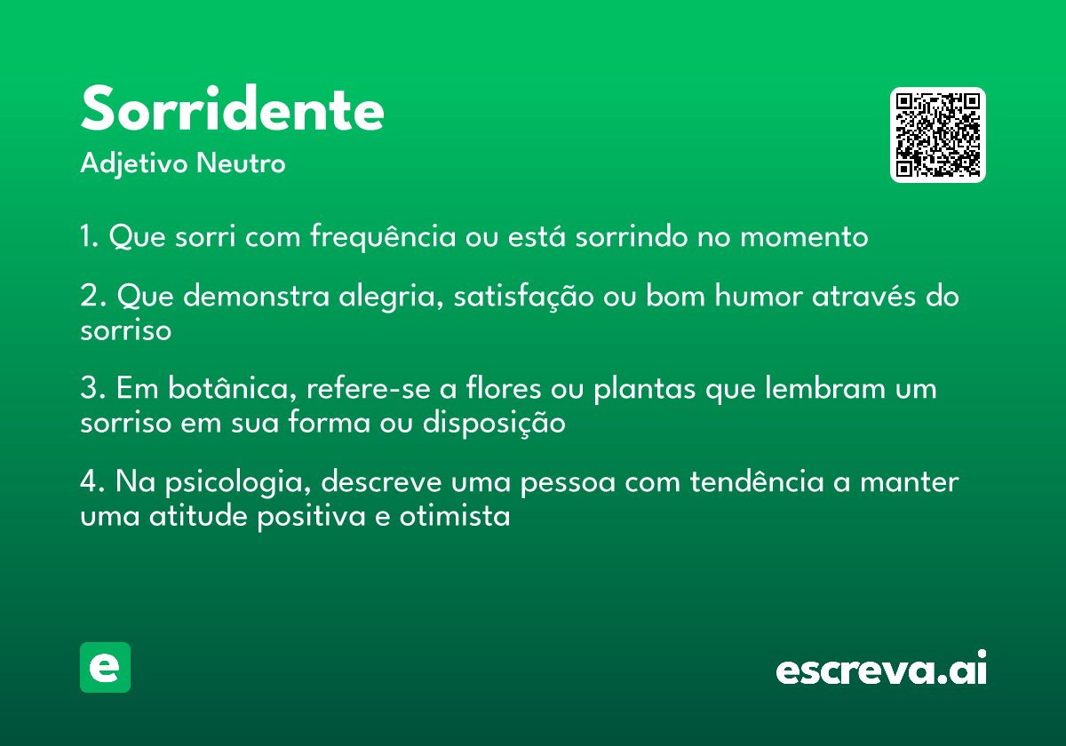 sorridente