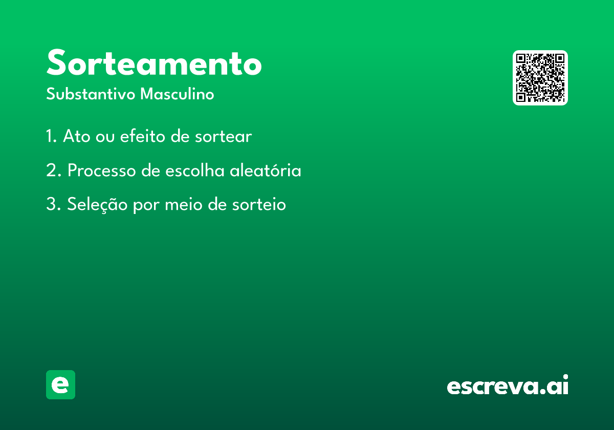 sorteamento