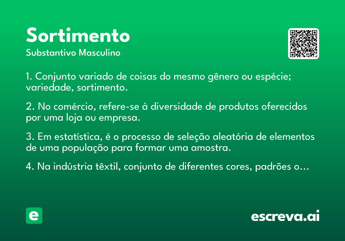 sortimento
