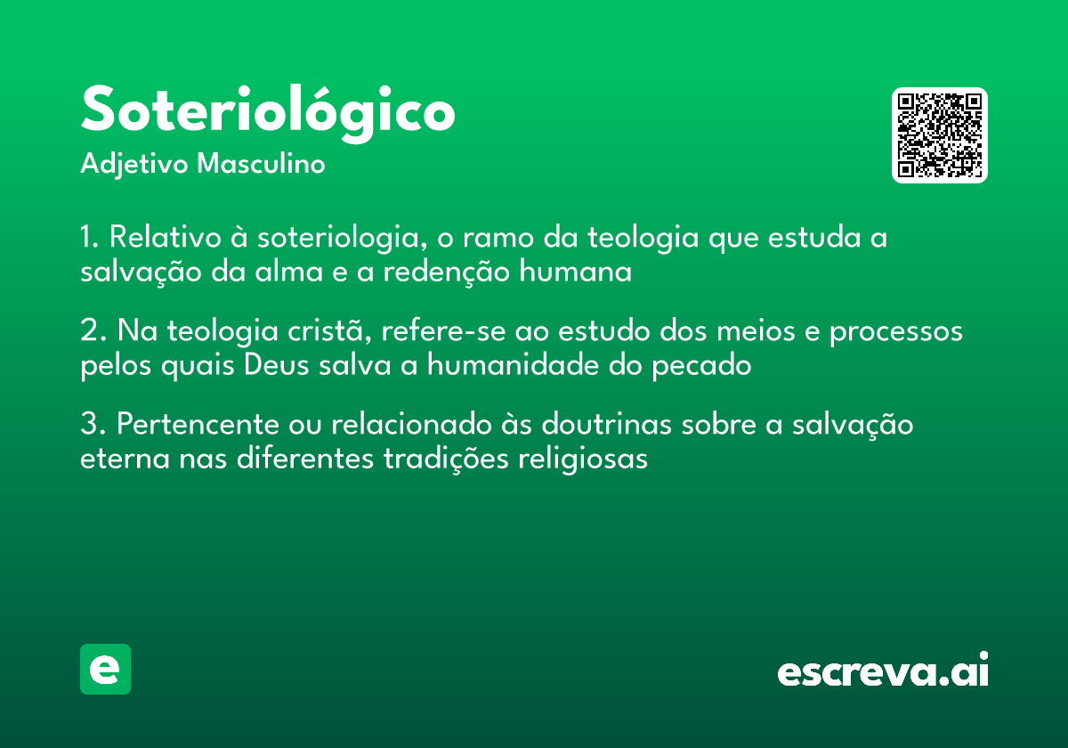 soteriológico