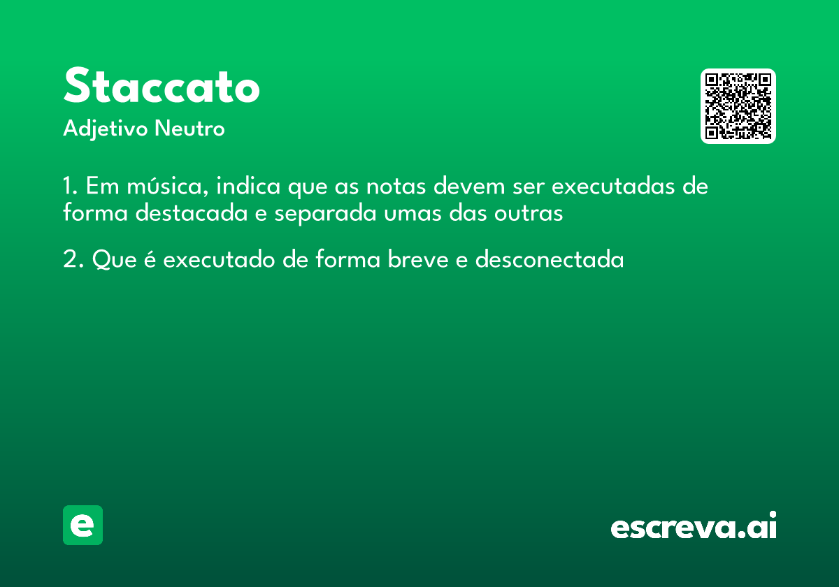 staccato
