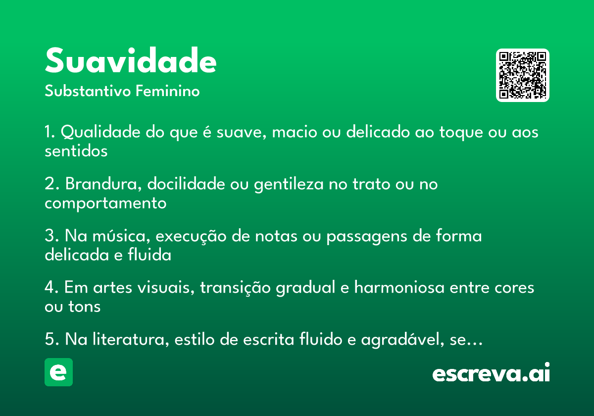 suavidade