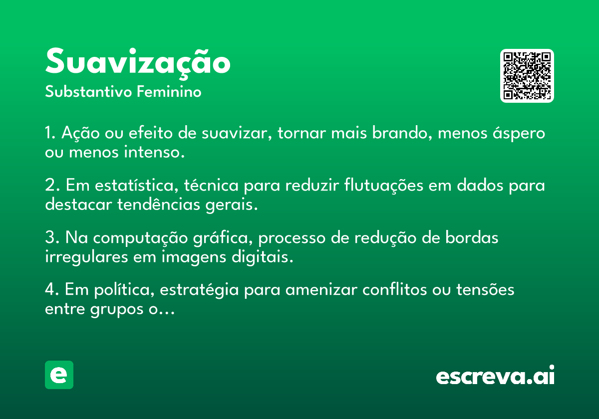 suavização