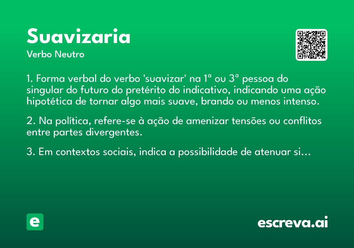 suavizaria