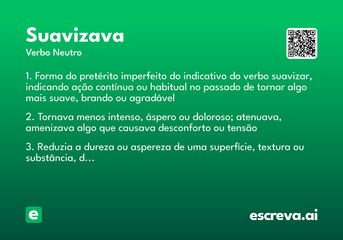 suavizava