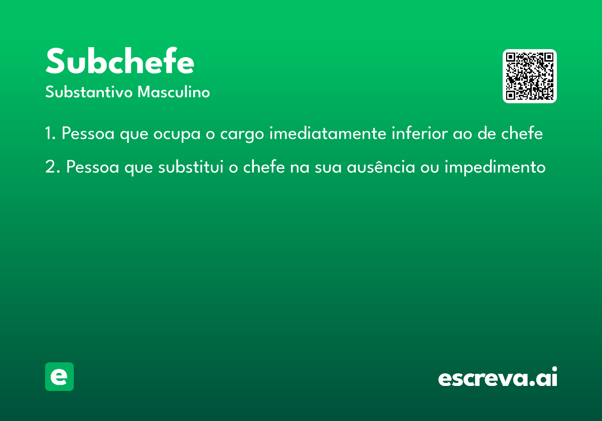 subchefe