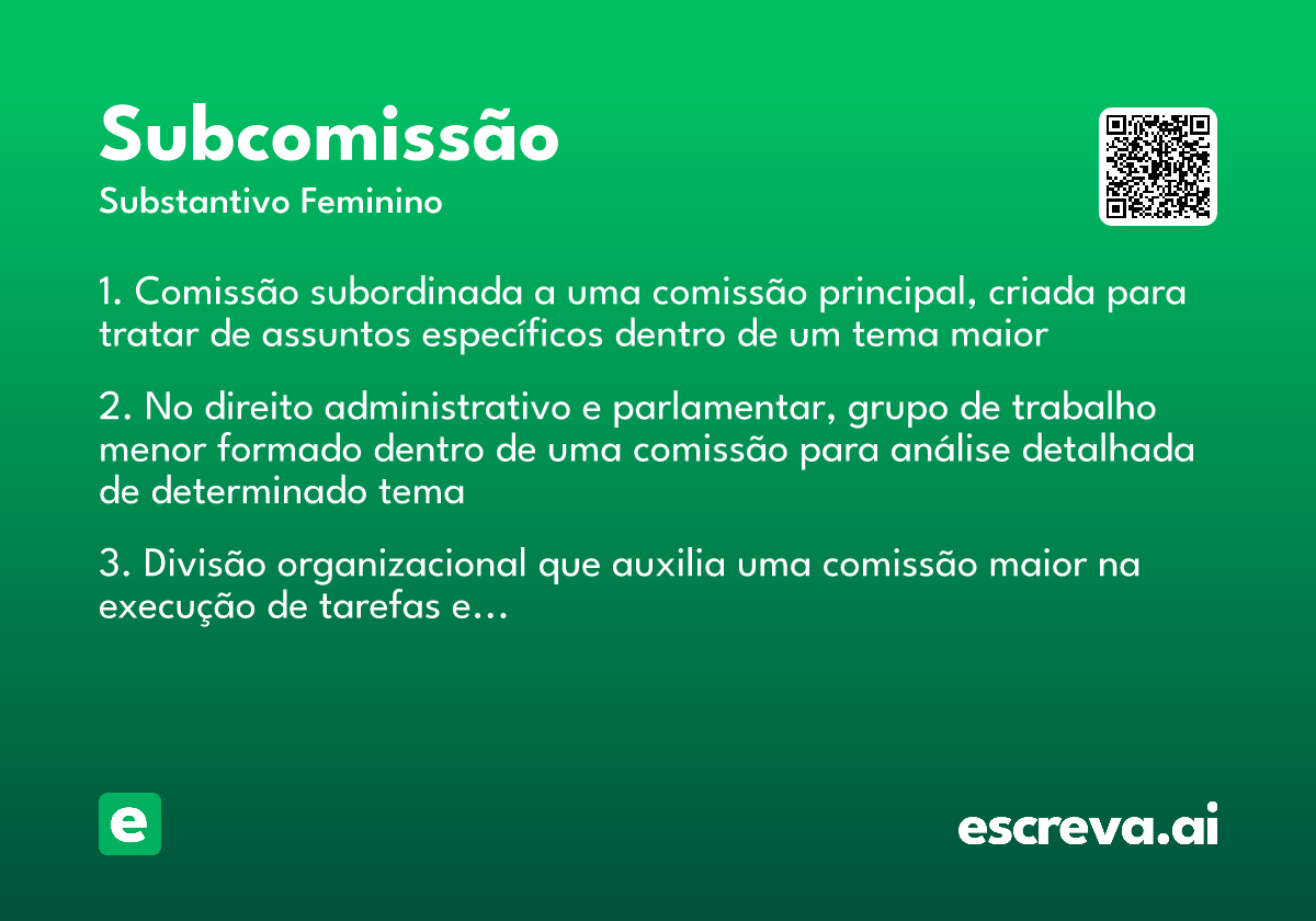 subcomissão