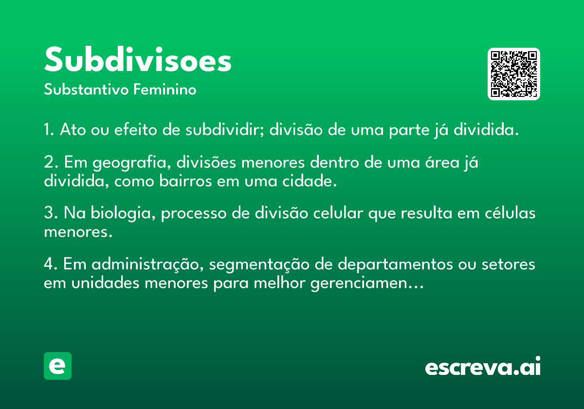 subdivisoes