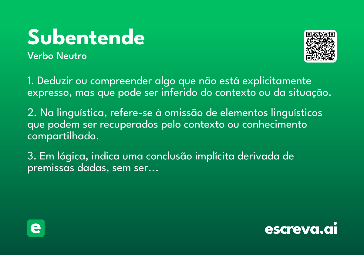 subentende